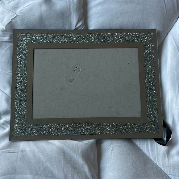 Silver Glitter Glass Picture Frame - Picture 2 of 3